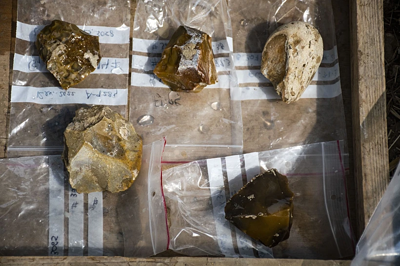 כלי צור מהתקופה הפליאוליתית התחתונה