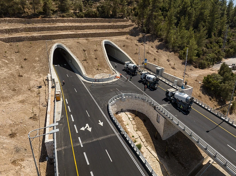 כביש 16 החדש בכניסה לירושלים