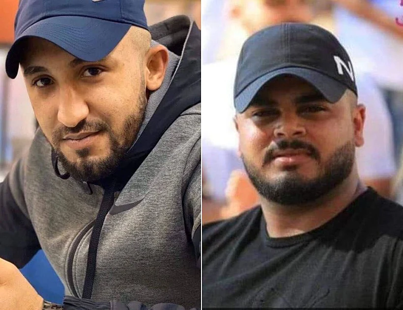 מימין: מחמוד סלימאן חאלד ויזן עפאנה