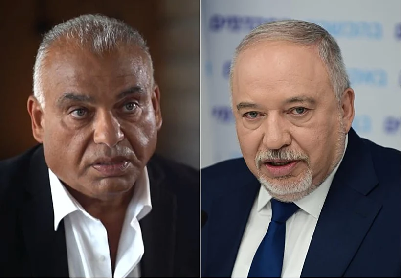 אביגדור ליברמן ומקורבו לשעבר יוסי כמיסה