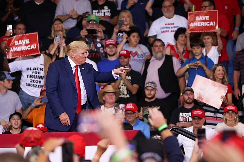 טראמפ בעצרת הבחירות בפנסילבניה