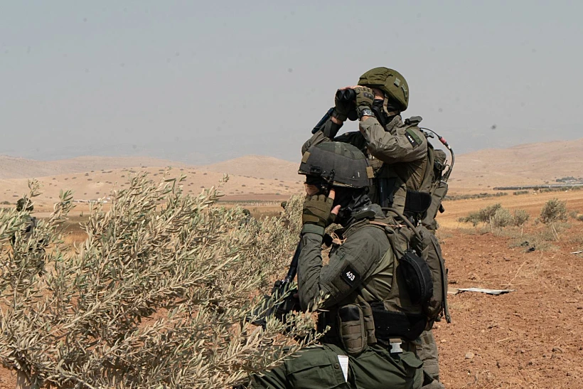 סריקות בזירה - בעקבות פיגוע הירי בבקעת הירדן