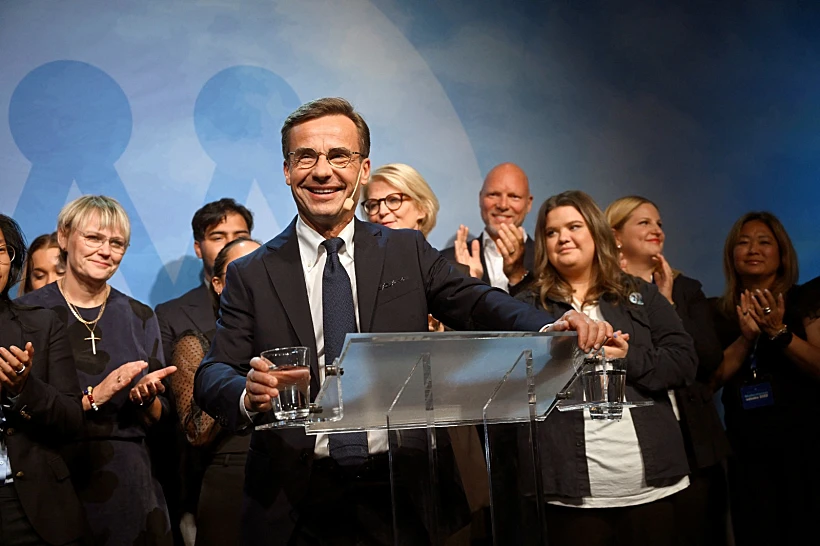 צפוי להקים את הממשלה הבאה. אולף קריסטרסון, מנהיג מפלגת המתונים