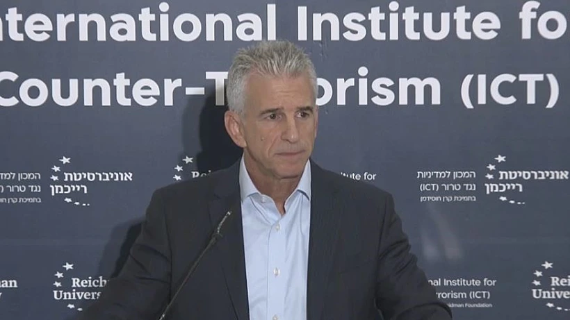 ראש המוסד דוד ברנע בכנס המכון למדיניות נגד טרור