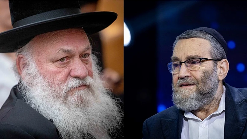 יצחק גולדקנופף יו''ר דגל התורה ומשה גפני