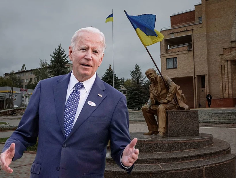 הנשיא ביידן על רקע המלחמה באוקראינה