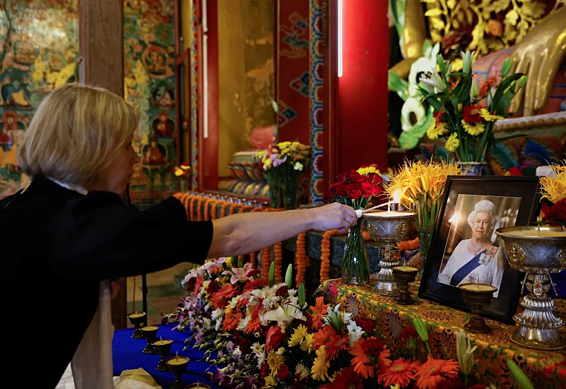 בריטניה המלכה אליזבת' הלוויה ווסטמינסטר