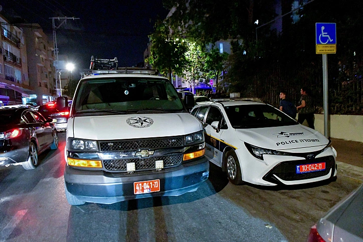 זירת הפיגוע בחולון