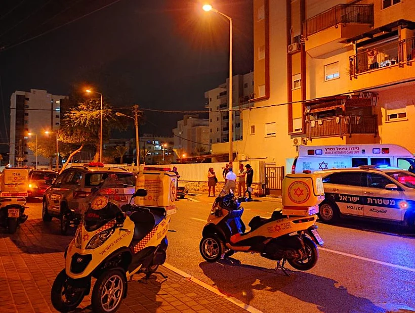 זירת הרצח בקריית אתא