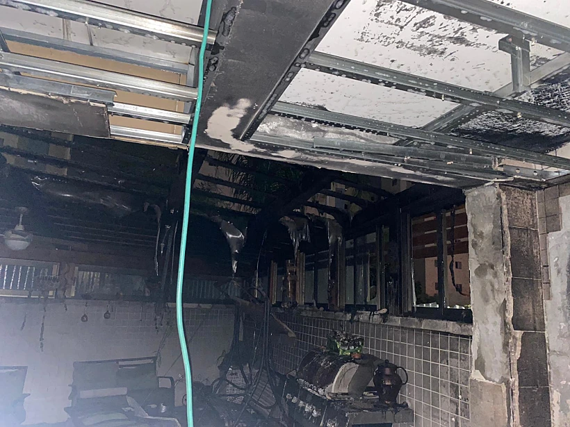 הדירה שנשרפה באשקלון