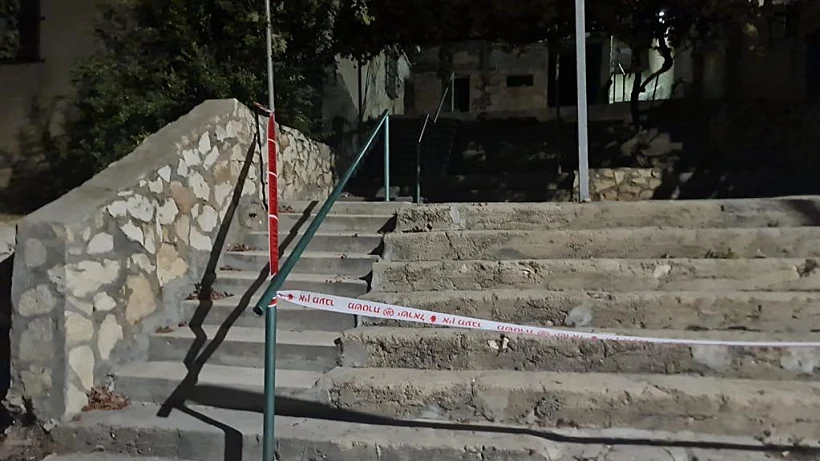 זירת אירוע הירי בכפר סמיר בחיפה