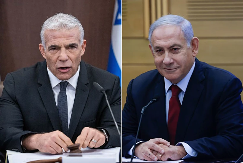 יאיר לפיד, בנימין נתניהו