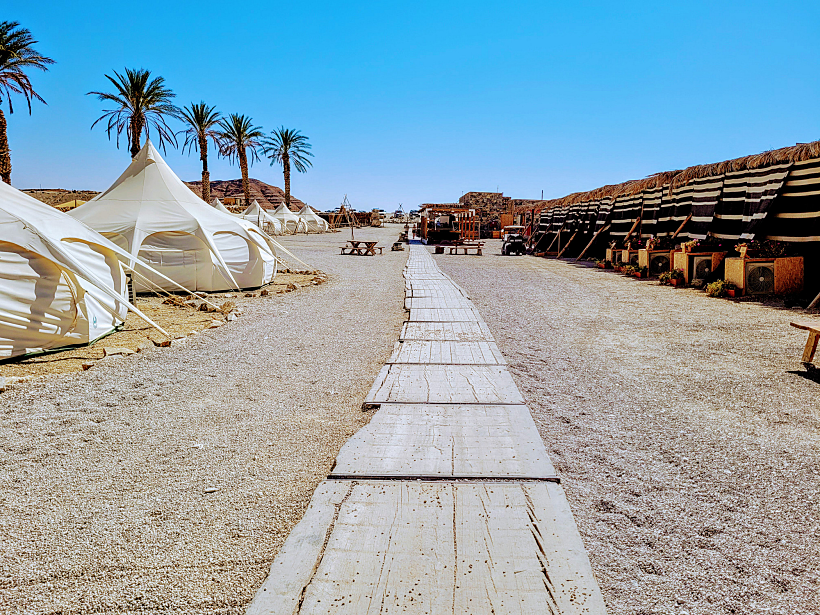 אתר הגלמפינג. צילום: עינת הרשקו