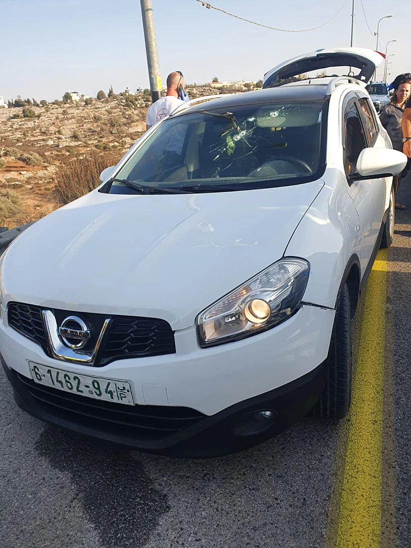 הרכב הפלסטיני שנורה ליד עופרה