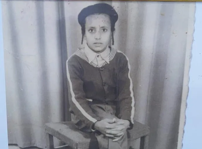 דוד שוקר בצעירותו