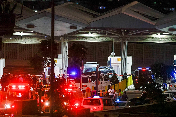 זירת הפיגוע במחסום שועפאט בירושלים