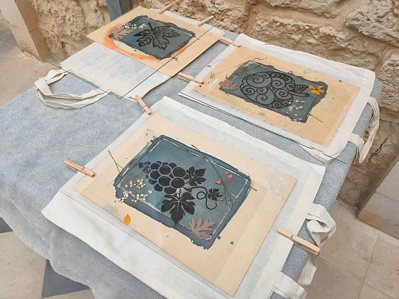 סדנת ציאנוטייפ צילום: משה בלמס