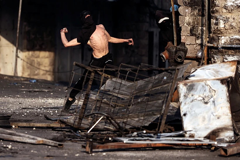 מיידה אבנים במזרח ירושלים