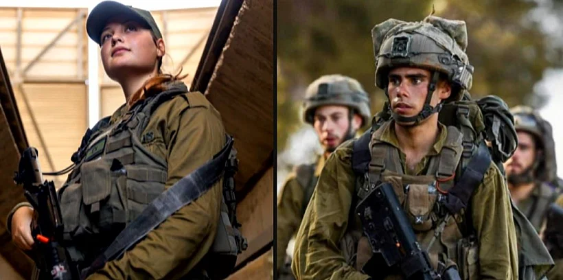 סמל נועה לזר וסמל עידו ברוך