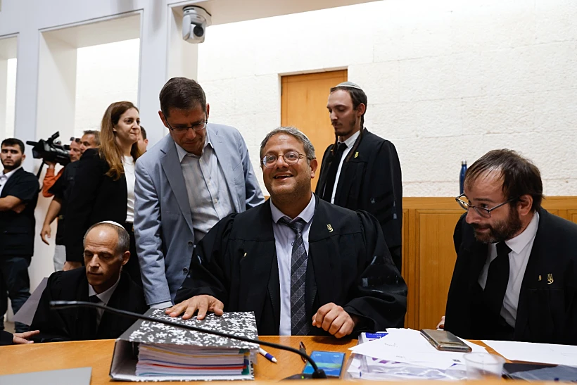 ח''כ איתמר בן גביר בדיון בבג''ץ