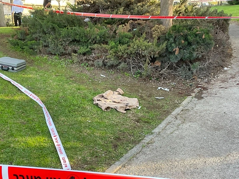 זירת הדקירה בירושלים