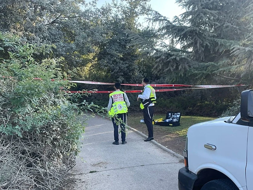 זירת הדקירה בירושלים