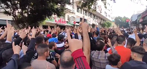 הלוויתו של וודיע אל לחוח, בכיר גוב האריות שחוסל בשכם