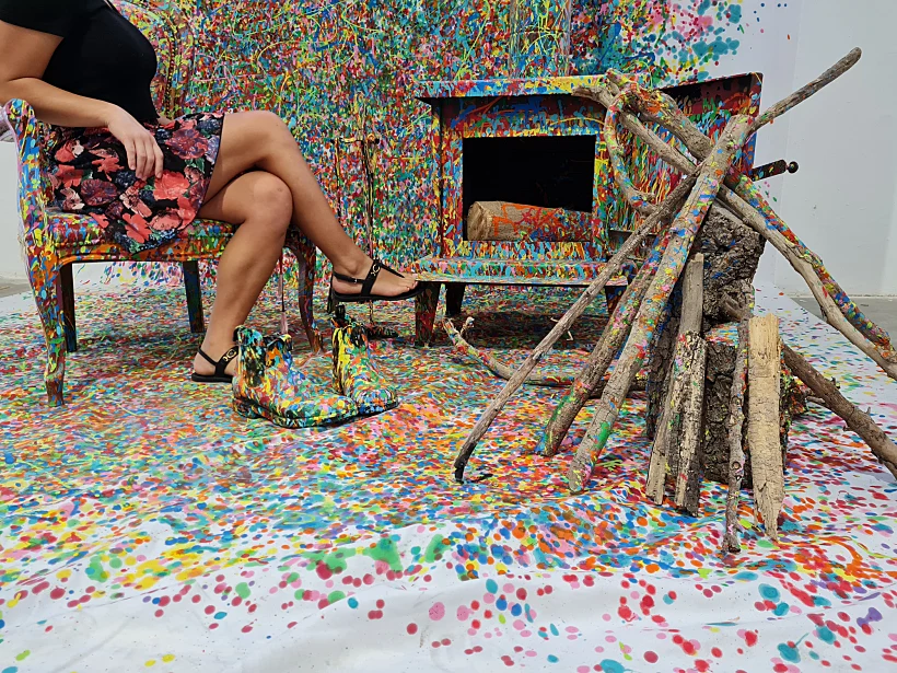 סאם חלבי - צייד הצבעים. צילום: ינינה זסלבסקי אפק