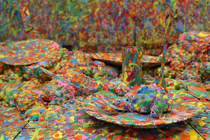 סאם חלבי - צייד הצבעים. צילום: ינינה זסלבסקי אפק