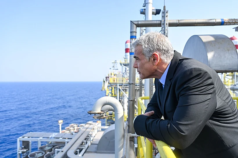 רה''מ יאיר לפיד מבקר באסדת כריש