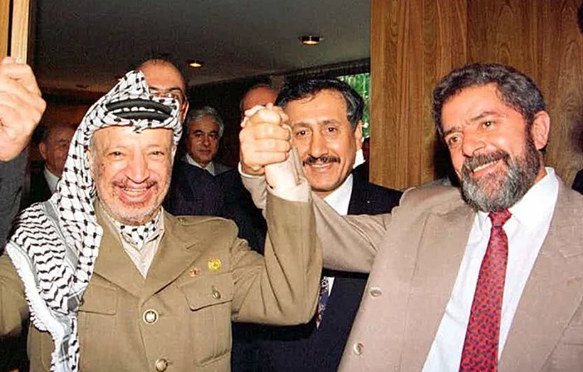 מועמד פרו פלסטיני מובהק. לולה וערפאת, 1995