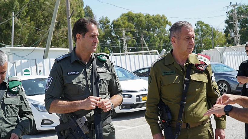 מפקד מג''ב והרמטכ''ל בביקור בימ''ס מג''ב איו''ש