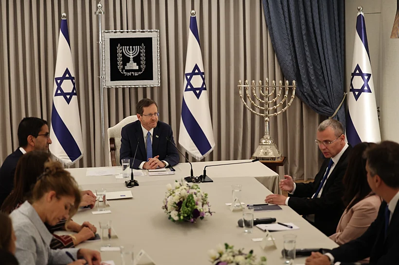 הנשיא הרצוג בסבב התייעצויות עם הליכוד