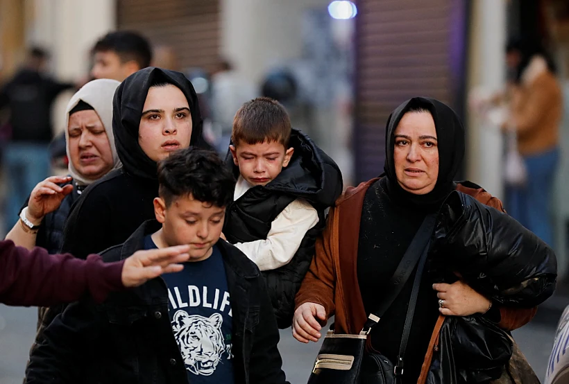 זירת הפיצוץ באיסטנבול