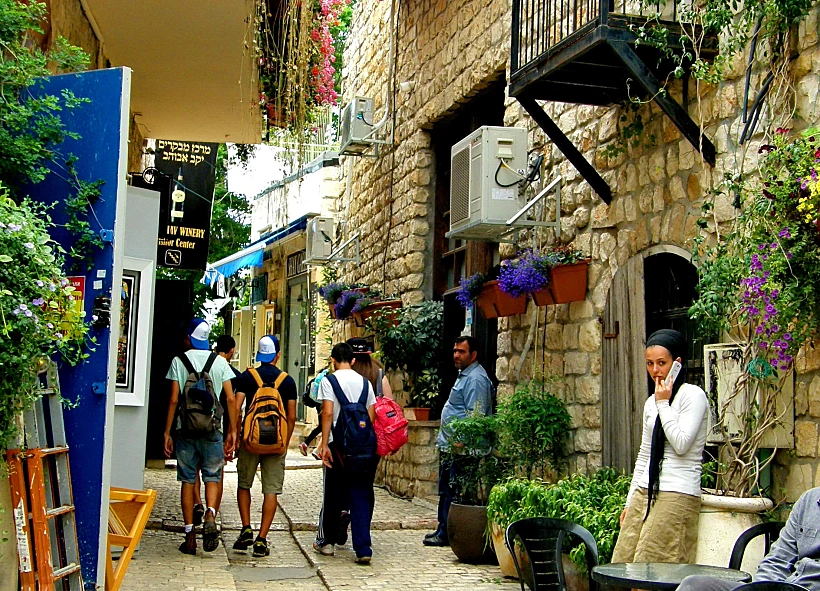 רחוב הגלריות צפת. צילום איילת בר מאיר