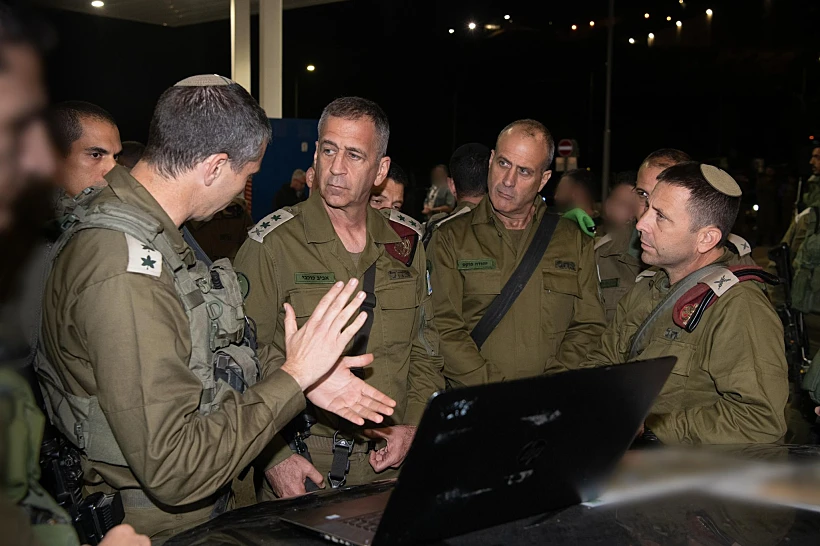 ביקור הרמטכ''ל בזירת הפיגוע באריאל