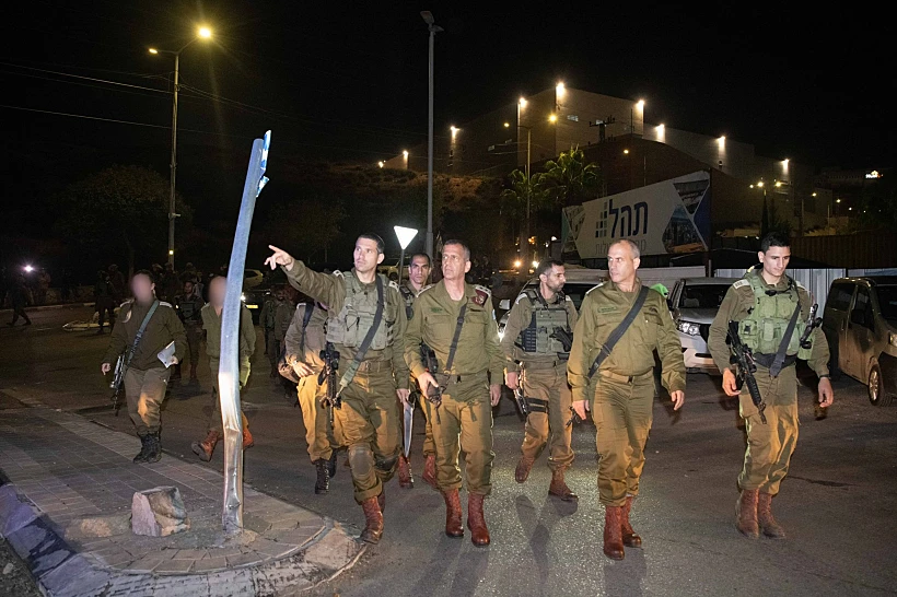 ביקור הרמטכ''ל בזירת הפיגוע באריאל