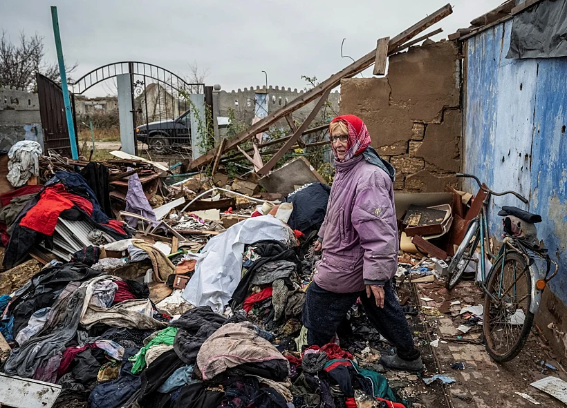 ''היקף עינויים מזעזע''. הריסות העיר חרסון