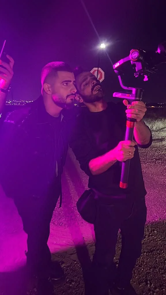 מתוך צילומי הקליפ של עדן חסון