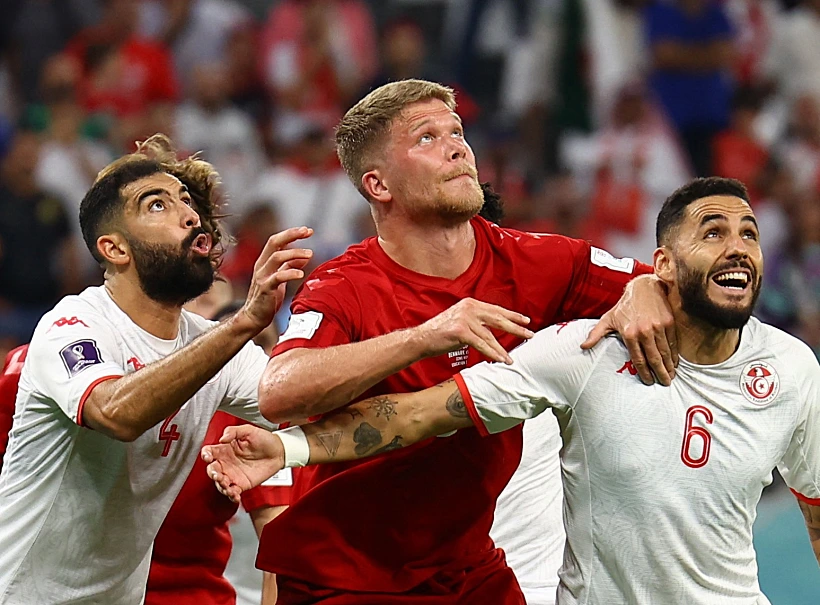 תיקו 0:0 בין דנמרק לתוניסיה מונדיאל 2022 בקטר
