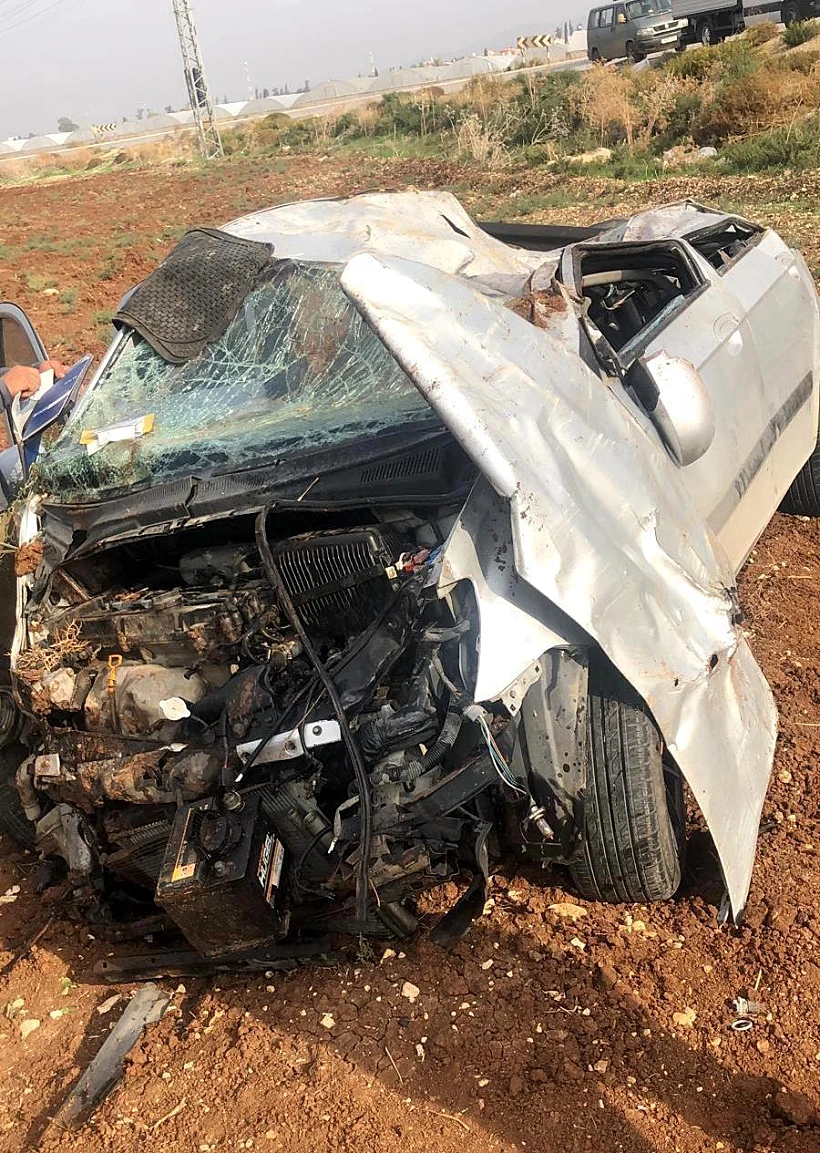 הרכב אחרי התאונה