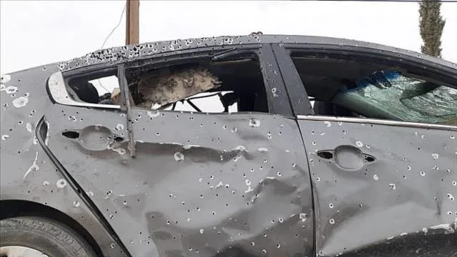 הרכב בו נסע קולונל דאווד ג'עפרי