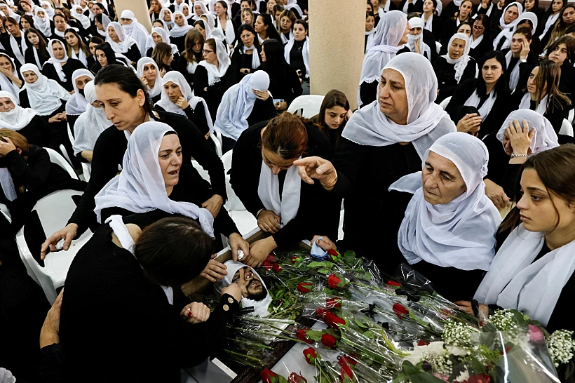 הלוויתו של טירן פרו בדלית אל-כרמל
