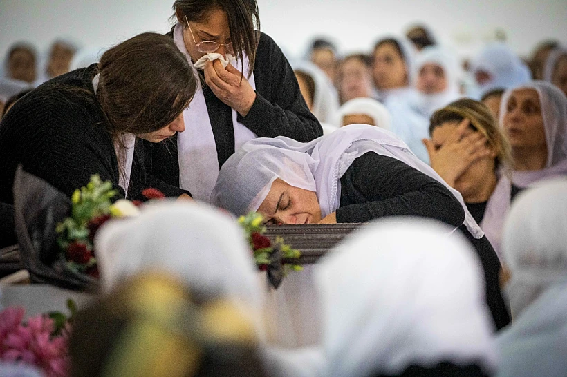 הלוויתו של טירן פרו בדלית אל-כרמל