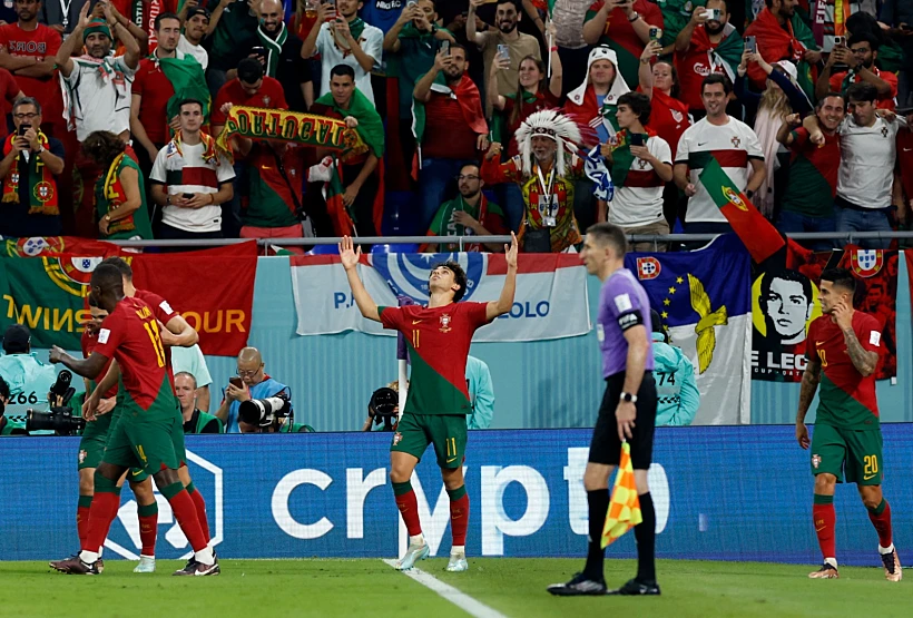 פורטוגל חוגגת מול גאנה מונדיאל 2022 בקטר