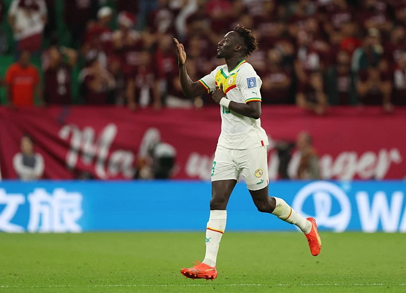 פמארה דיידיו חוגג את השער השני של סנגל