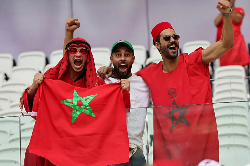 אוהדי נבחרת מרוקו מונדיאל 2022 בקטר