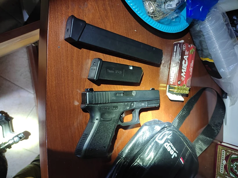 אמל''ח בלתי חוקי שנתפס במחוז הצפון