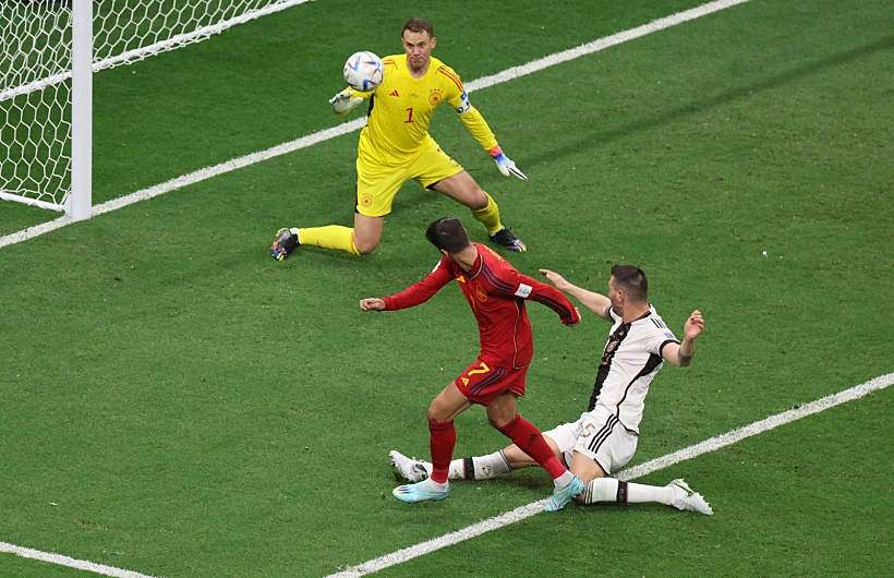 השער של מוראטה, העלה את ספרד ליתרון