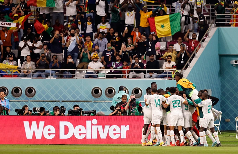 סנגל חוגגת יתרון מול אקוודור מונדיאל 2022 בקטר